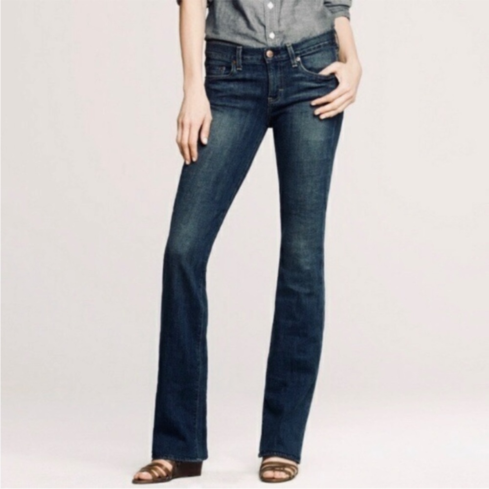J.Crew Factory  Bootcut Dark Wash Jeans Size 32S